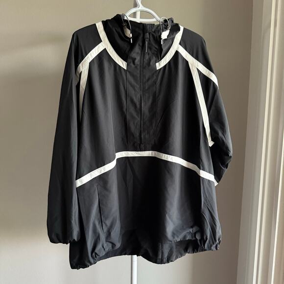 Free People Movement Care Like the Wind Anorak in Black Logo Combo NWOT MSRP $98 - Picture 2 of 7